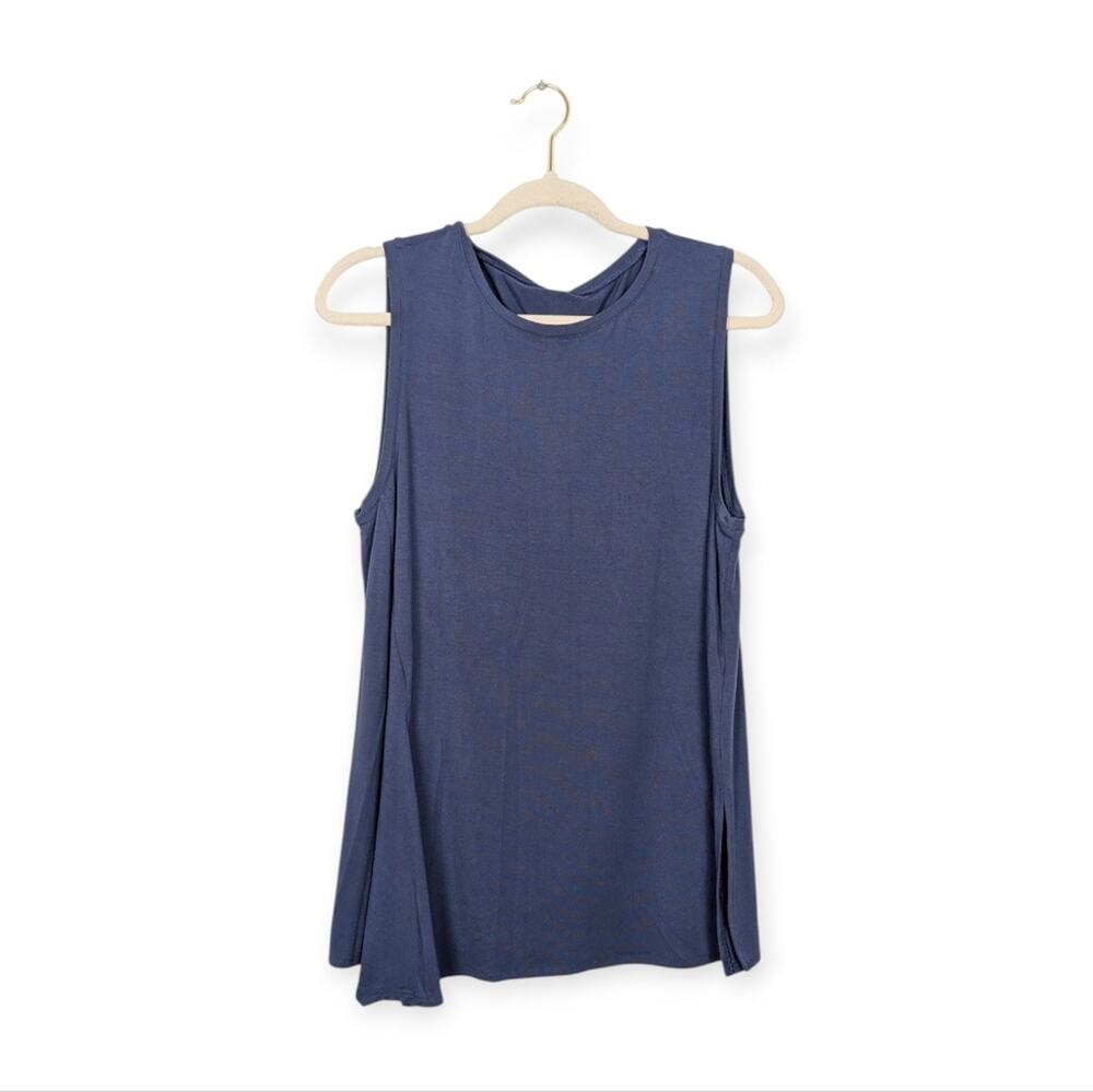 NWT Fabletics Aegean Blue Alia Tied Tank Top Size M